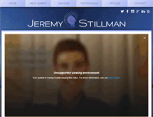 Tablet Screenshot of jeremystillman.com